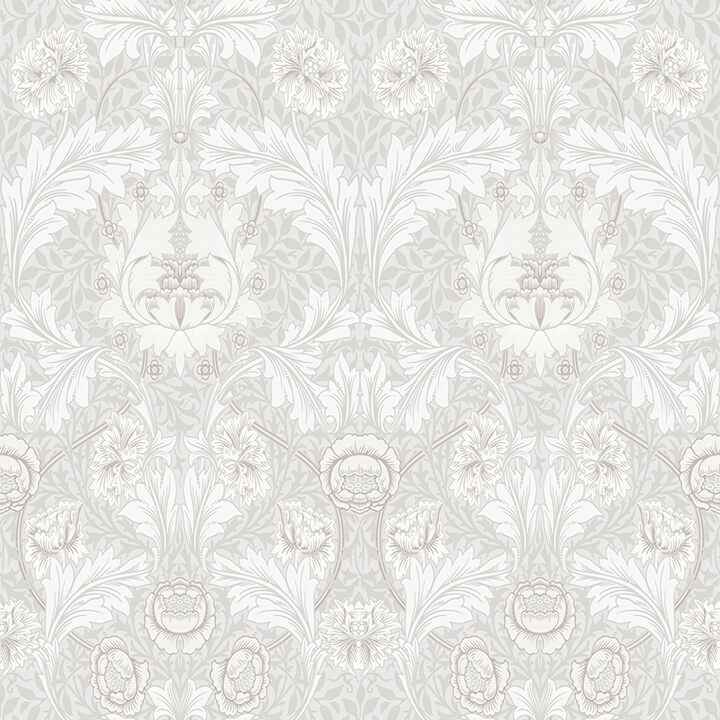 Myrtle Dove Floral Ogee Wallpaper - York Wallcoverings - 4171-82056
