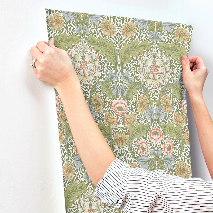 myrtle-green-floral-ogee-wallpaper-york-wallcoverings-4171-82058