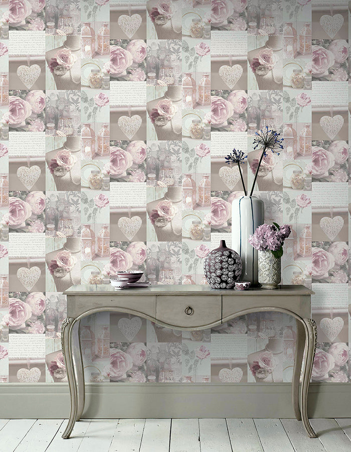 irene-blush-charlotte-college-wallpaper-york-wallcoverings-ah665201 - York Wallcoverings Wallpaper