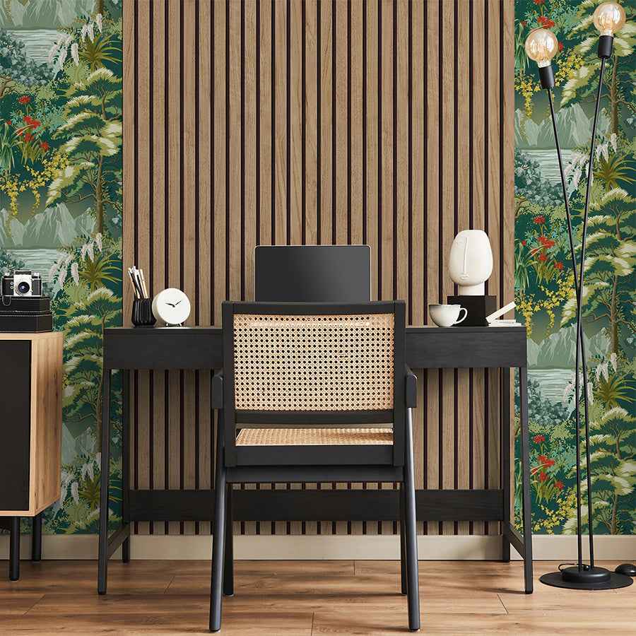 Panacea Brown Wood Wallpaper - York Wallcoverings - BG1157 - York Wallcoverings Wallpaper