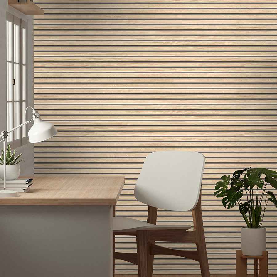 Panacea Light Brown Wood Wallpaper - York Wallcoverings - BG1158 - York Wallcoverings Wallpaper