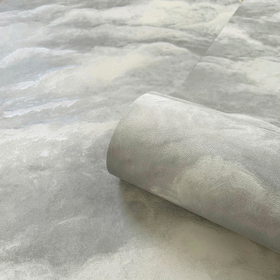 nimbostratus-pewter-cloud-wallpaper-york-wallcoverings-bg5705 - York Wallcoverings Papel pintado
