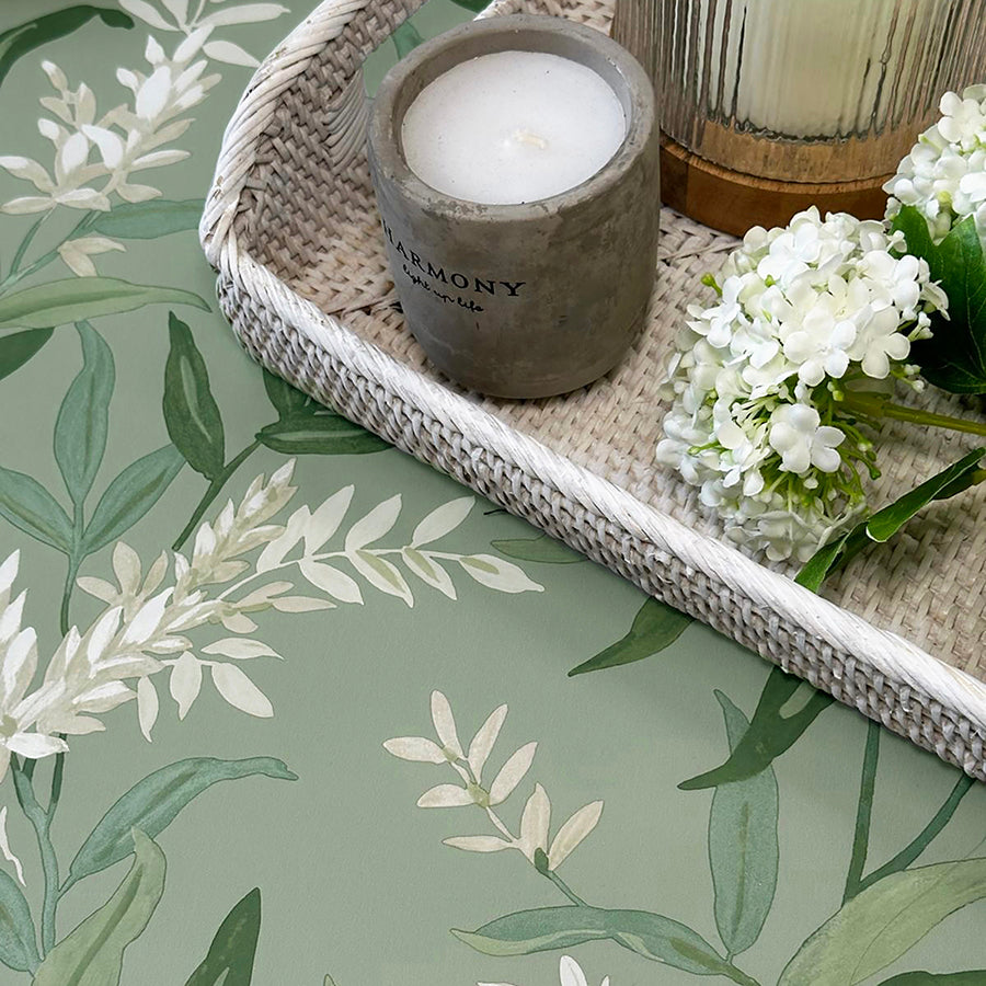 olivia-sage-floral-wallpaper-york-wallcoverings-bg5907 - York Wallcoverings Papel pintado