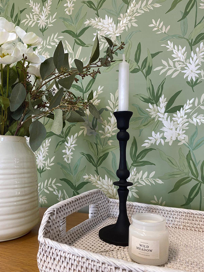 olivia-sage-floral-wallpaper-york-wallcoverings-bg5907 - York Wallcoverings Wallpaper