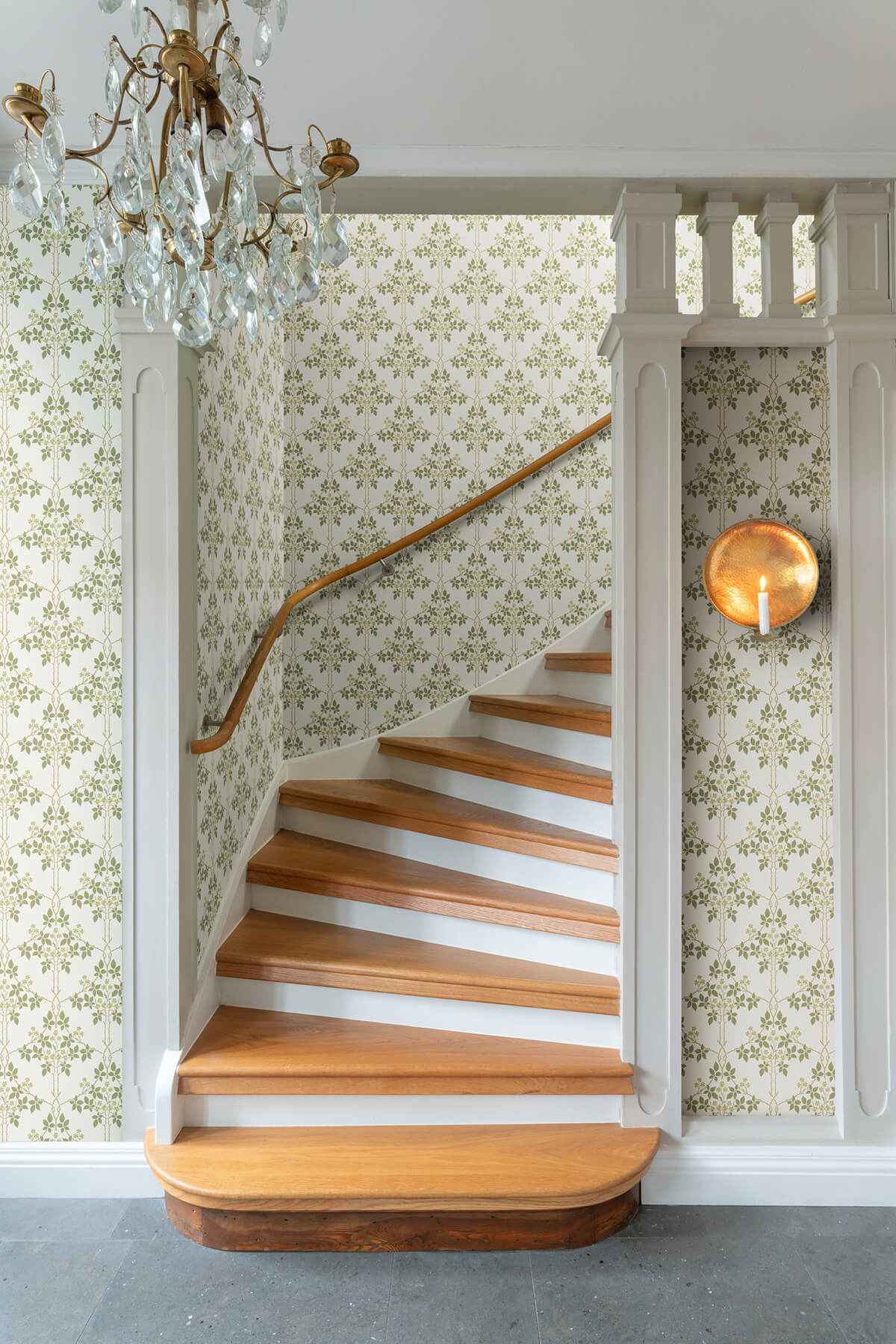 Blackberry Chartreuse Vine Trellis Wallpaper - York Wallcoverings - 4171-82053 - York Wallcoverings Wallpaper