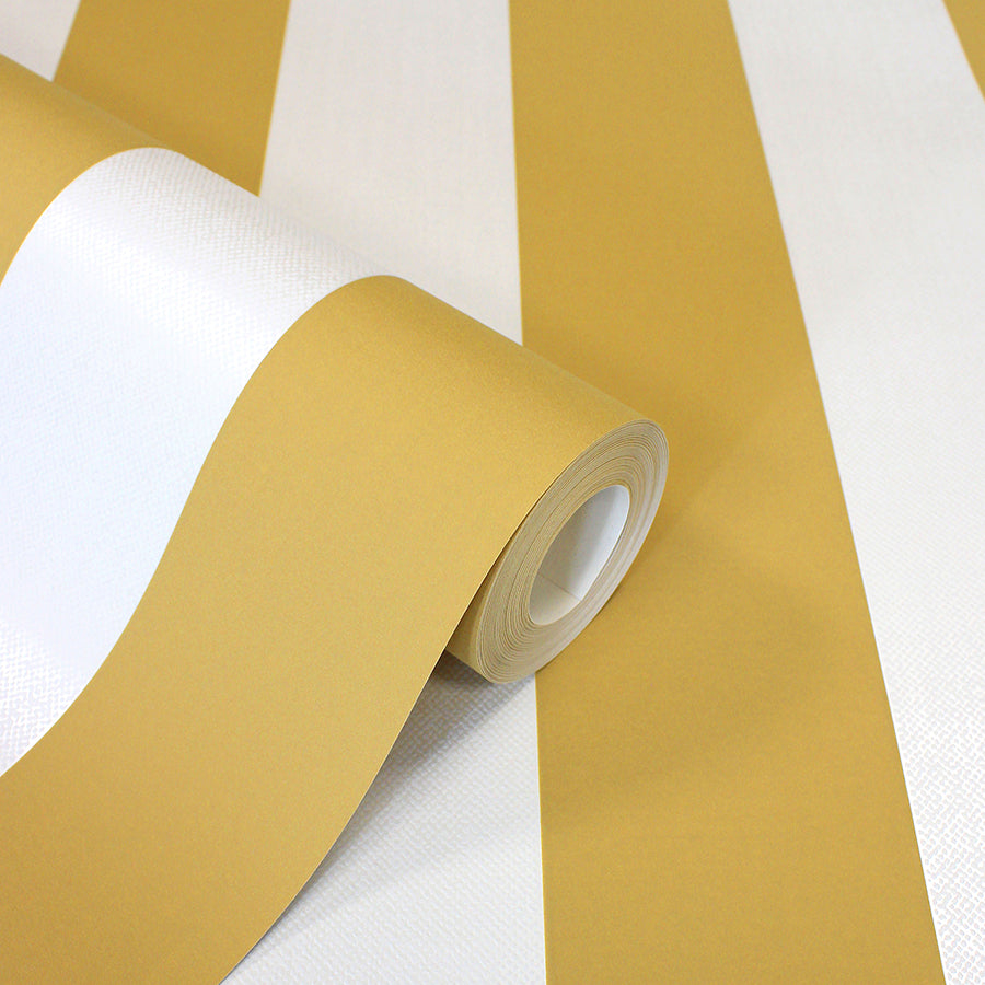 tavish-mustard-stripe-wallpaper-york-wallcoverings-fd43455 - York Wallcoverings Wallpaper