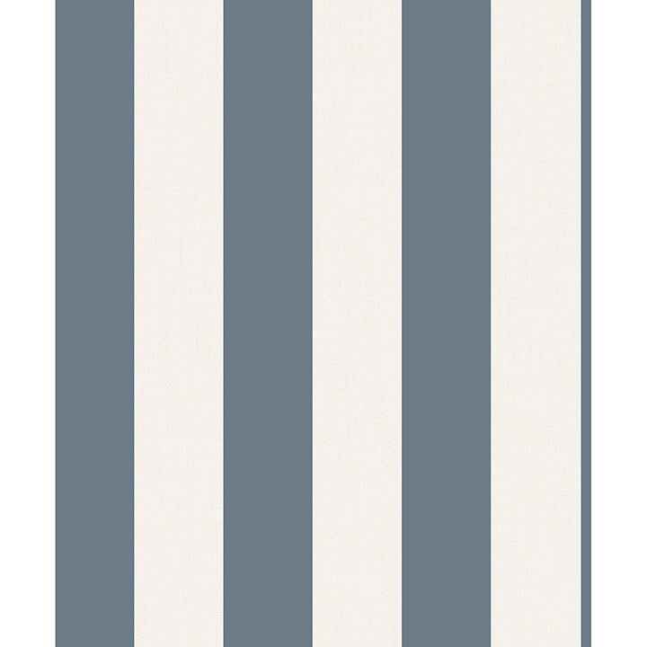 Tavish Blue Stripe Wallpaper - York Wallcoverings - FD43458