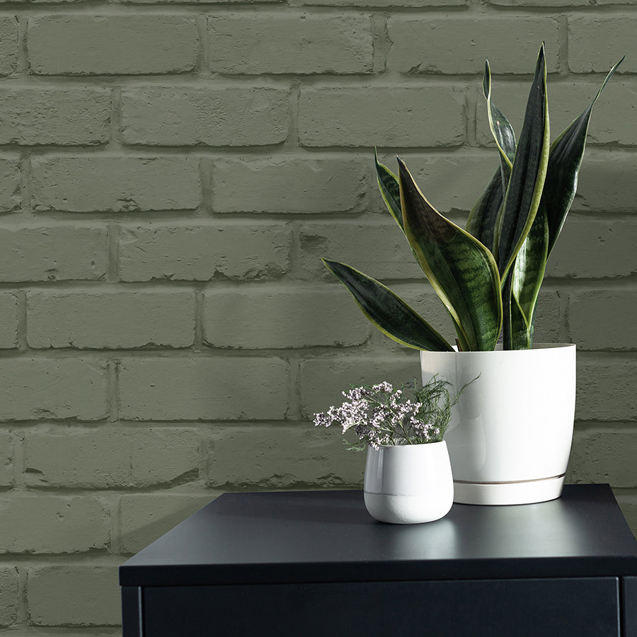 alpin-sage-painted-brick-wallpaper-york-wallcoverings-fd43603 - York Wallcoverings Wallpaper