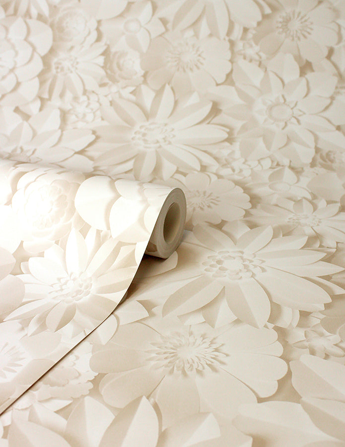 dacre-cream-floral-wallpaper-york-wallcoverings-fd43604 - York Wallcoverings Wallpaper