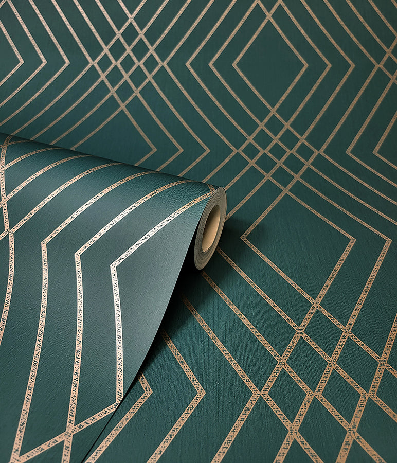 shard-evergreen-trellis-wallpaper-york-wallcoverings-fd43613 - York Wallcoverings Wallpaper