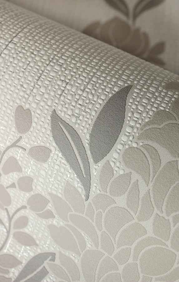 Aisla Neutral Wisteria Wallpaper - York Wallcoverings - FD43673 - York Wallcoverings Wallpaper