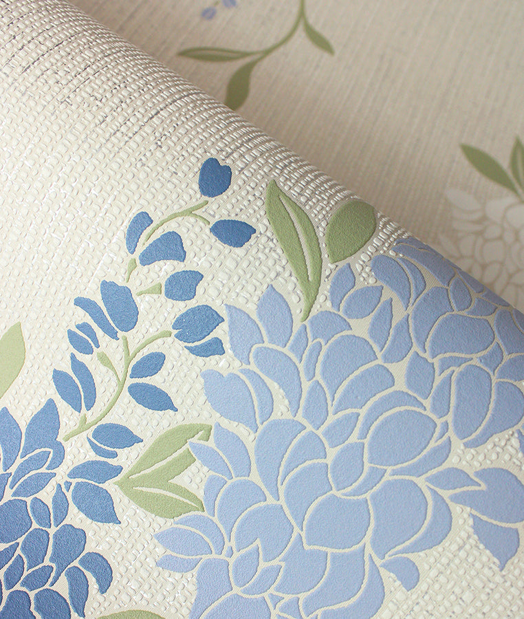 aisla-blue-wisteria-wallpaper-york-wallcoverings-fd43674 - York Wallcoverings Wallpaper
