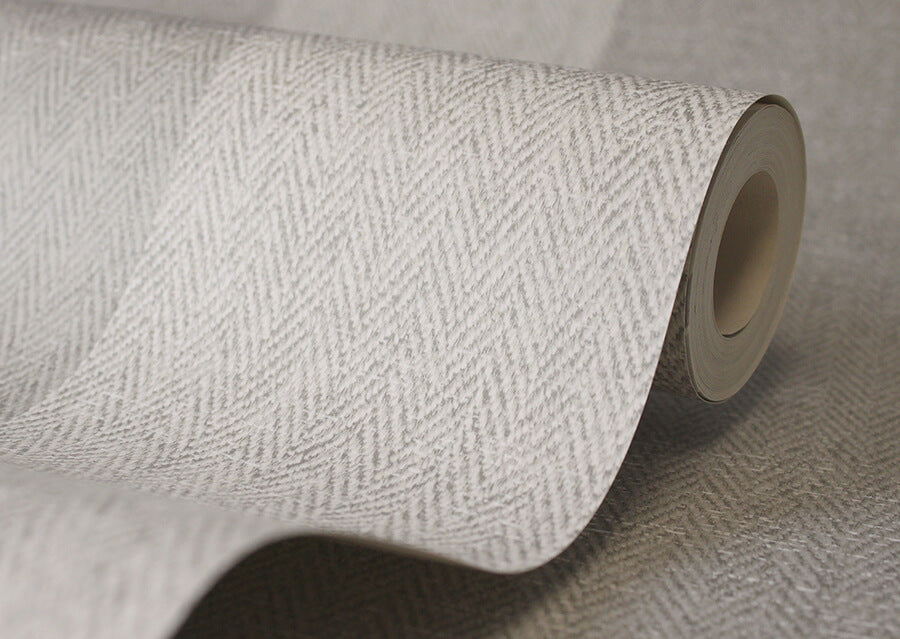 finn-grey-chevron-stripe-wallpaper-york-wallcoverings-m1872 - York Wallcoverings Wallpaper
