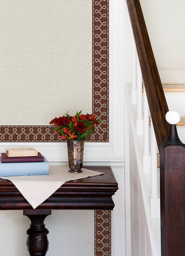 scalloped-ribbon-red-trim-wall-border-york-wallcoverings-4148-14506 - York Wallcoverings Wallpaper