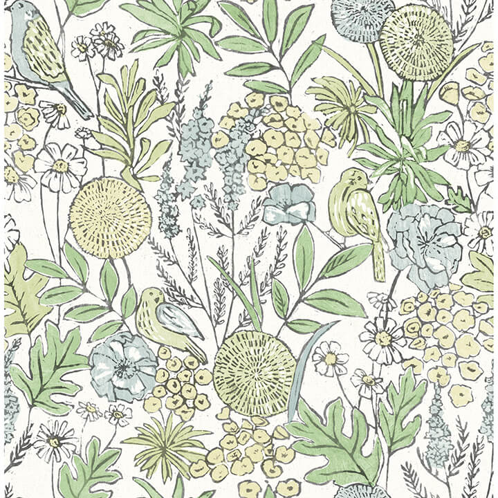 goldfinch-green-birds-and-blooms-wallpaper-york-wallcoverings-4148-27412