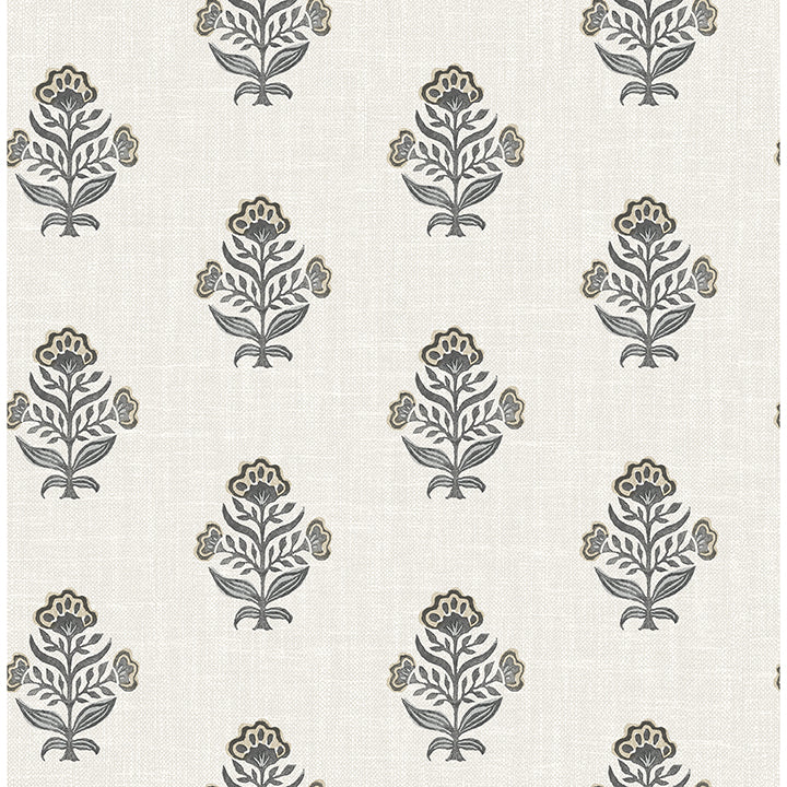 hollyhock-black-floral-crest-wallpaper-york-wallcoverings-4148-27418