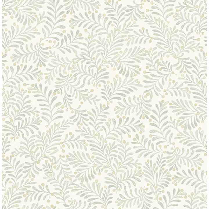 Chrysantha Sage Berry Branches Wallpaper - York Wallcoverings - 4148-27444 - York Wallcoverings Wallpaper