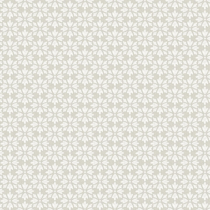phlox-grey-floral-stamp-wallpaper-york-wallcoverings-4148-27454 - York Wallcoverings Wallpaper