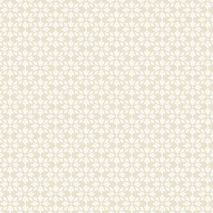 phlox-khaki-floral-stamp-wallpaper-york-wallcoverings-4148-27455 - York Wallcoverings Wallpaper