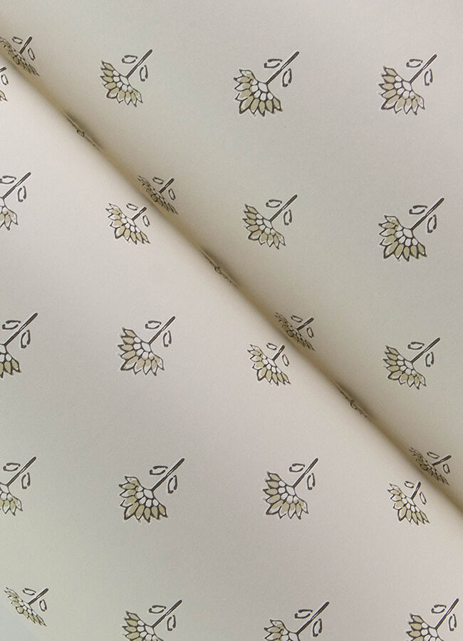 surdiva-ivory-floral-fan-wallpaper-york-wallcoverings-4148-27457 - York Wallcoverings Wallpaper