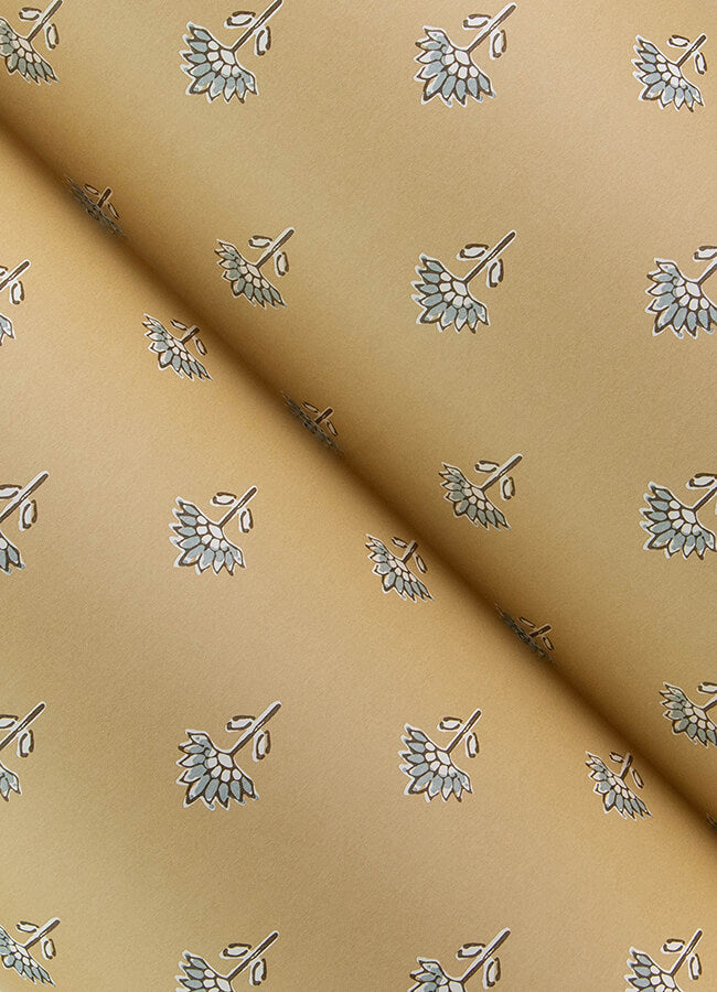 surdiva-honey-floral-fan-wallpaper-york-wallcoverings-4148-27458 - York Wallcoverings Wallpaper
