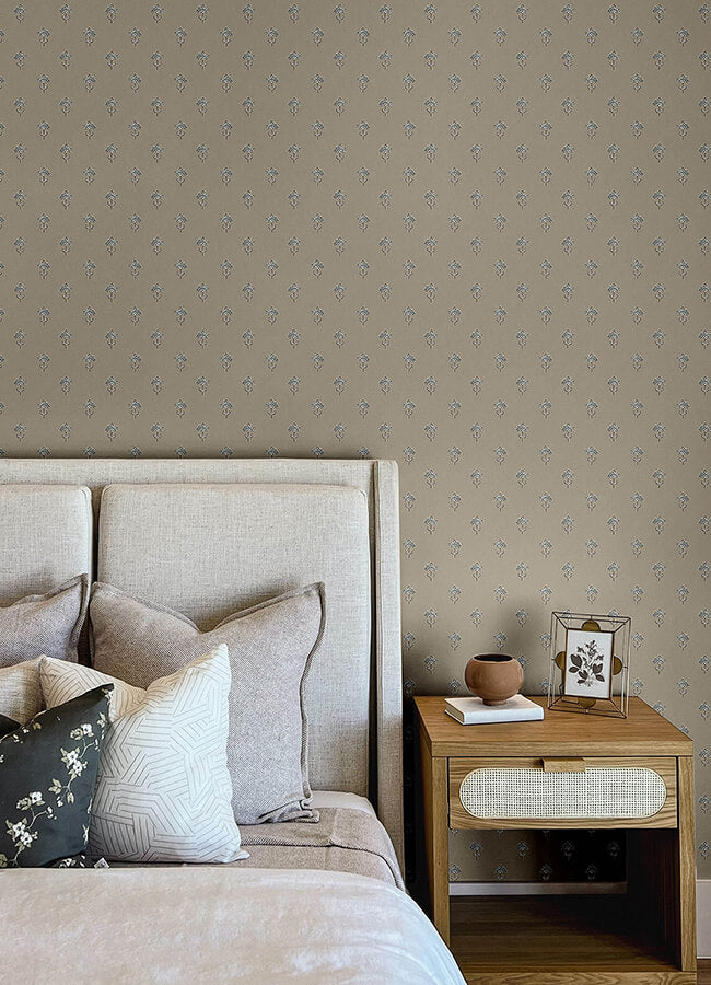 surdiva-stone-floral-fan-wallpaper-york-wallcoverings-4148-27460 - York Wallcoverings Wallpaper