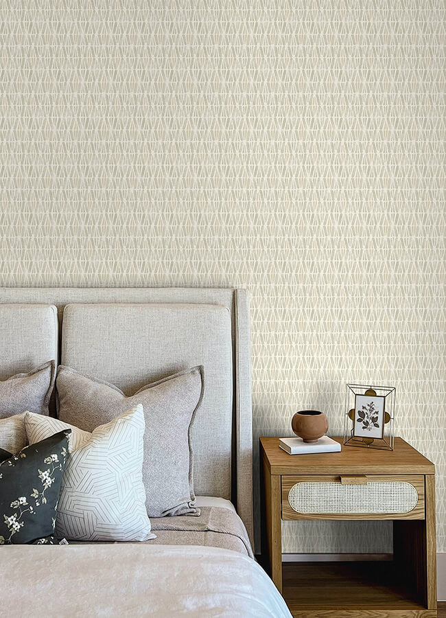 nabi-neutral-geometric-wallpaper-york-wallcoverings-4148-27465 - York Wallcoverings Papel pintado