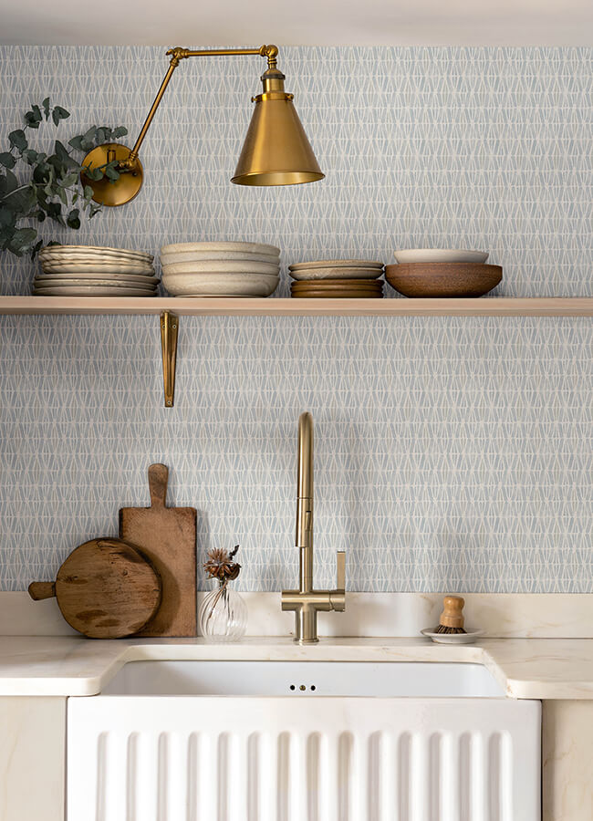 nabi-light-blue-geometric-wallpaper-york-wallcoverings-4148-27467 - York Wallcoverings Papel pintado