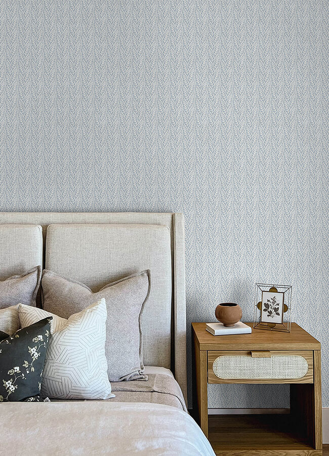 coleus-blue-leaves-wallpaper-york-wallcoverings-4148-27469 - York Wallcoverings Papel pintado