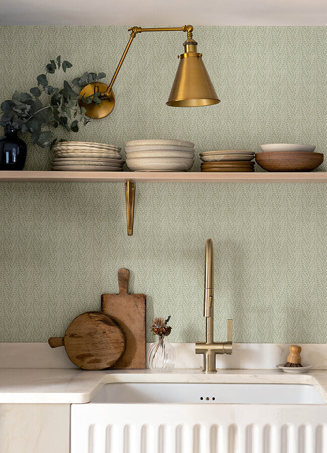 coleus-sage-leaves-wallpaper-york-wallcoverings-4148-27472 - York Wallcoverings Papel pintado