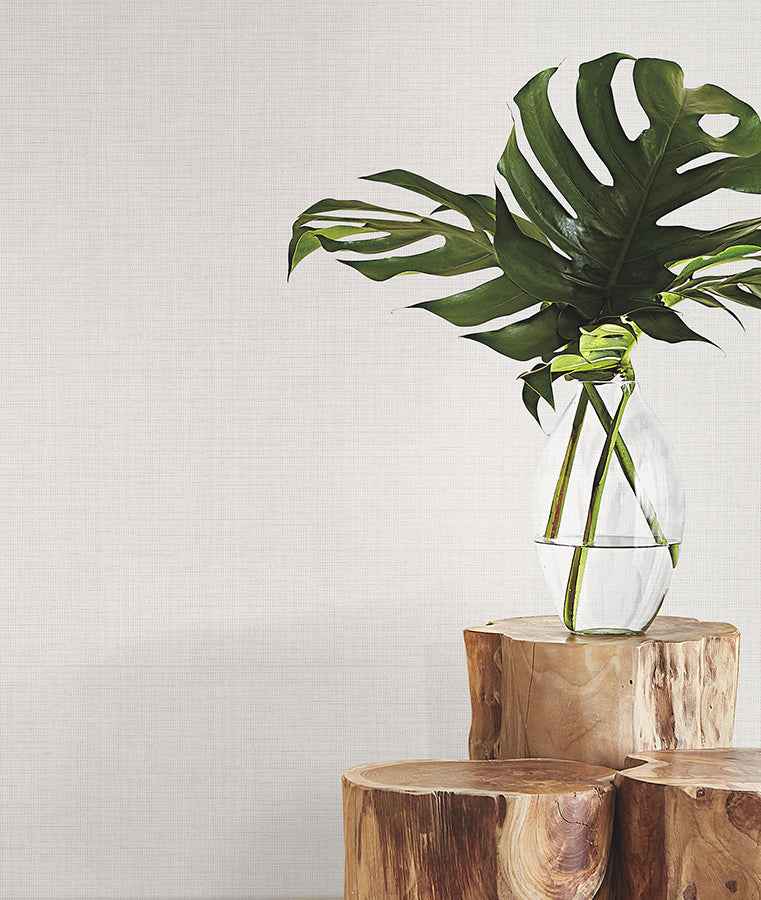 Evermore White Woven Wallpaper - York Wallcoverings - 4178-4410 - York Wallcoverings Wallpaper