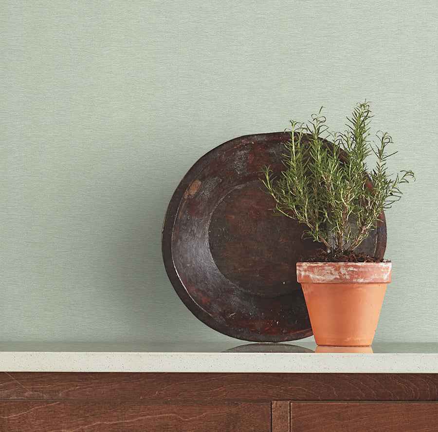 Gathered Seafoam Textured Wallpaper - York Wallcoverings - 4178-4433 - York Wallcoverings Wallpaper