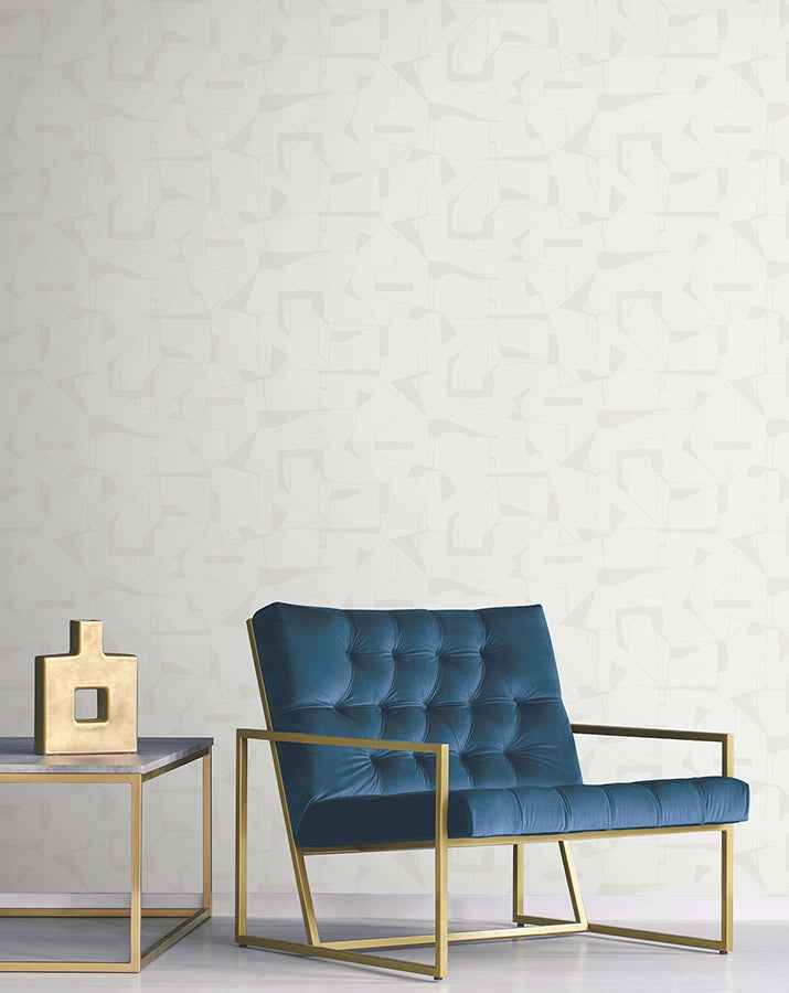 Calder Dove Abstract Wallpaper - York Wallcoverings - 4178-4447 - York Wallcoverings Wallpaper
