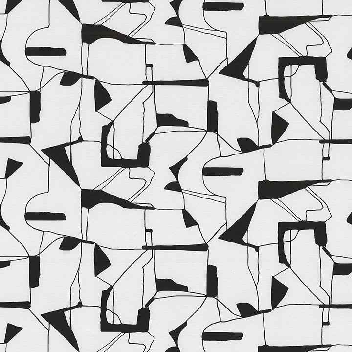 Calder Black Abstract Wallpaper - York Wallcoverings - 4178-4450 - York Wallcoverings Wallpaper