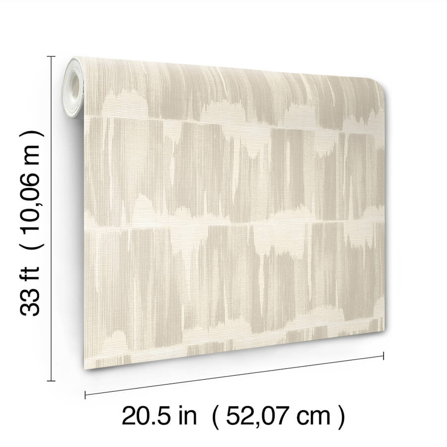 serendipity-beige-shibori-wallpaper-york-wallcoverings-4172-24345 - York Wallcoverings Papel pintado