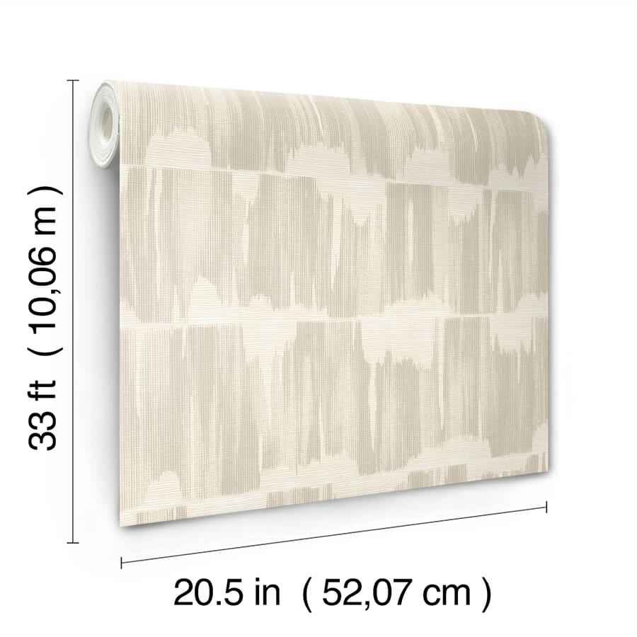 Serendipity Beige Shibori Wallpaper - York Wallcoverings - 4172-24345 - York Wallcoverings Wallpaper