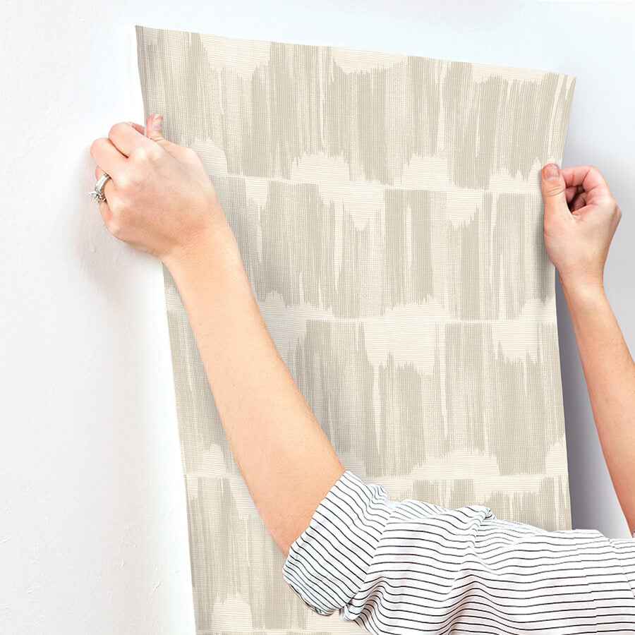Serendipity Beige Shibori Wallpaper - York Wallcoverings - 4172-24345 - York Wallcoverings Wallpaper