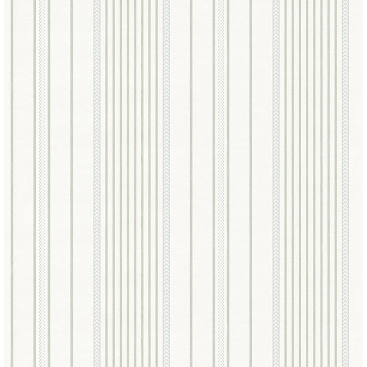 navarres-stripe-light-green-faux-linen-wallpaper-york-wallcoverings-4172-27485 - York Wallcoverings Papel pintado
