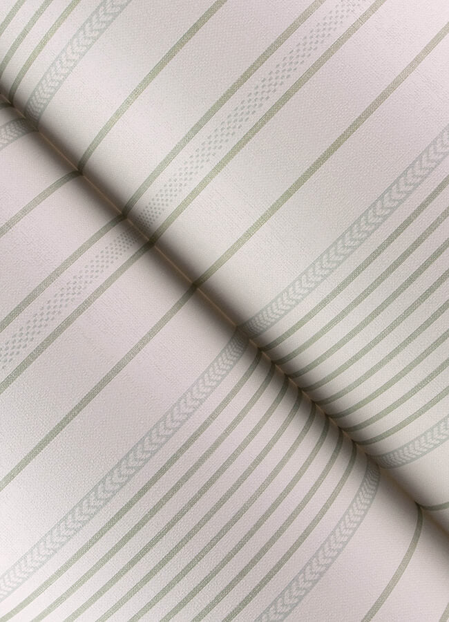 navarres-stripe-light-green-faux-linen-wallpaper-york-wallcoverings-4172-27485 - York Wallcoverings Papel pintado