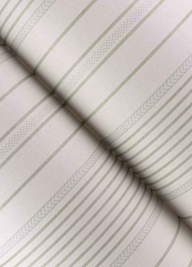 Navarres Stripe Light Green Faux Linen Wallpaper - York Wallcoverings - 4172-27485 - York Wallcoverings Wallpaper