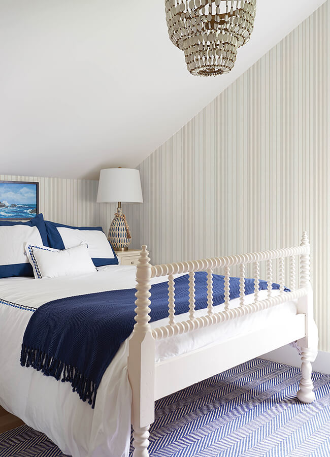 navarres-stripe-neutral-faux-linen-wallpaper-york-wallcoverings-4172-27487 - York Wallcoverings Wallpaper