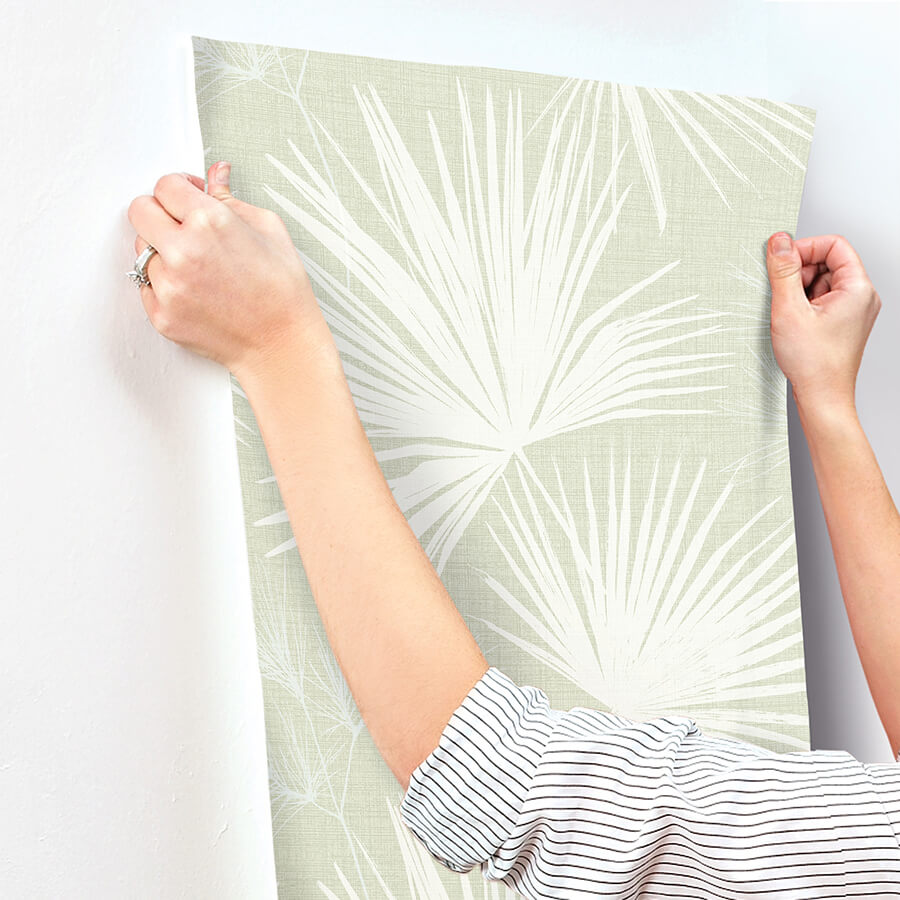hatteras-light-green-palms-wallpaper-york-wallcoverings-4172-27490 - York Wallcoverings Wallpaper