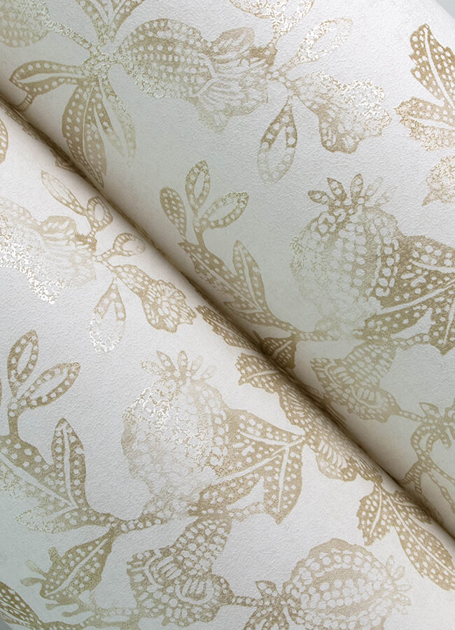 beach-rose-champagne-floral-fruits-wallpaper-york-wallcoverings-4172-27495 - York Wallcoverings Wallpaper