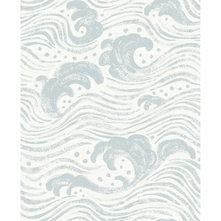 swell-light-blue-ocean-wave-wallpaper-york-wallcoverings-4172-27509 - York Wallcoverings Wallpaper