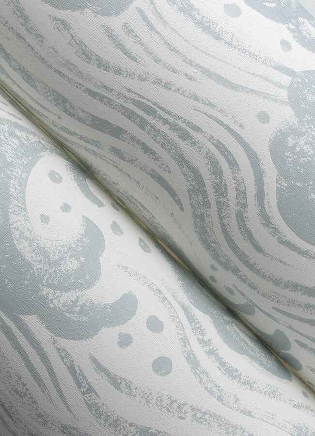 Swell Light Blue Ocean Wave Wallpaper - York Wallcoverings - 4172-27509 - York Wallcoverings Wallpaper