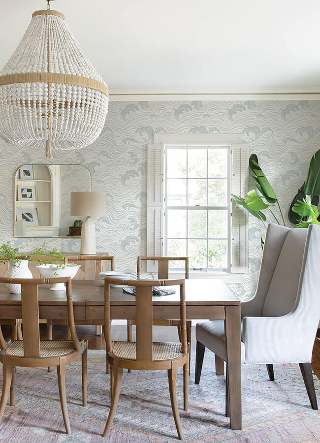 swell-light-blue-ocean-wave-wallpaper-york-wallcoverings-4172-27509 - York Wallcoverings Wallpaper