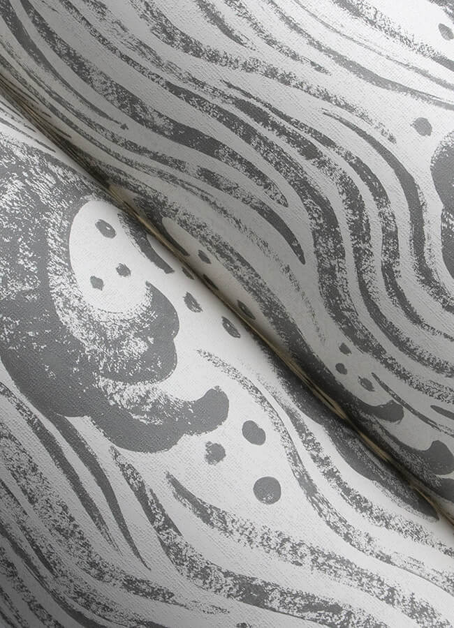 swell-charcoal-ocean-wave-wallpaper-york-wallcoverings-4172-27510 - York Wallcoverings Wallpaper