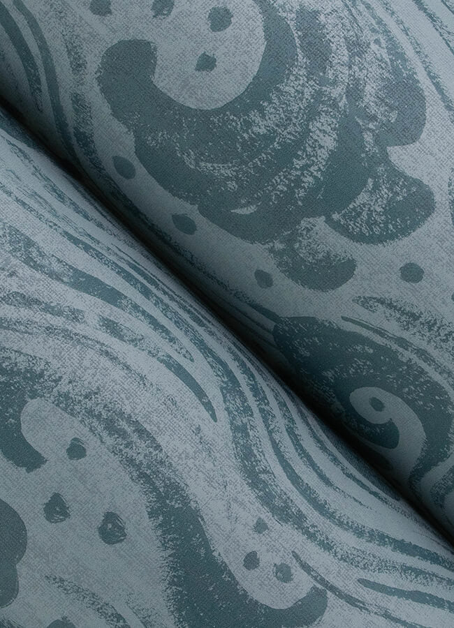 swell-teal-ocean-wave-wallpaper-york-wallcoverings-4172-27511 - York Wallcoverings Wallpaper