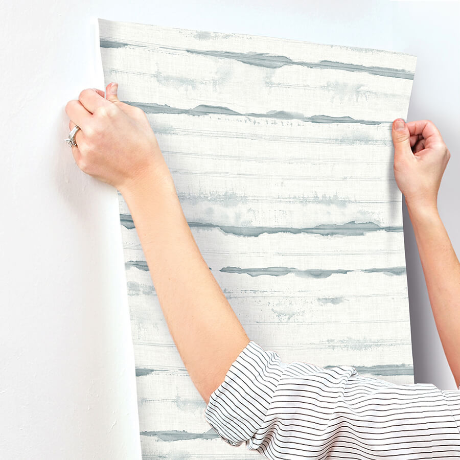 destin-teal-stripe-wallpaper-york-wallcoverings-4172-27519 - York Wallcoverings Wallpaper