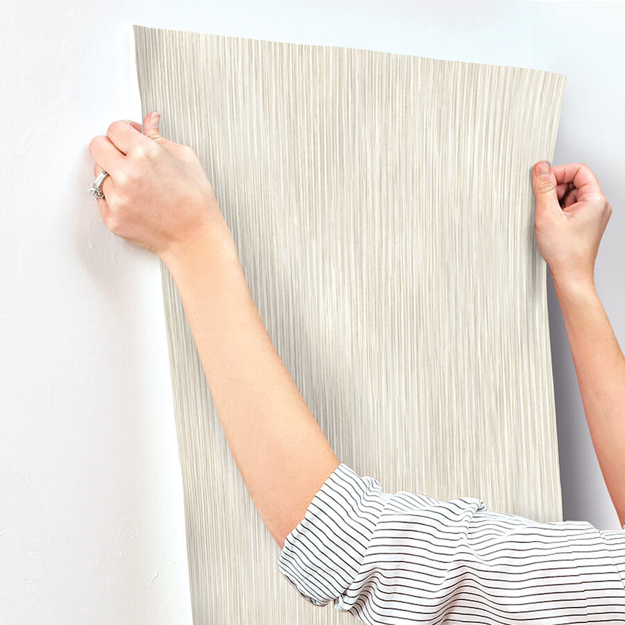 largo-neutral-striated-wallpaper-york-wallcoverings-4172-27520 - York Wallcoverings Papel pintado